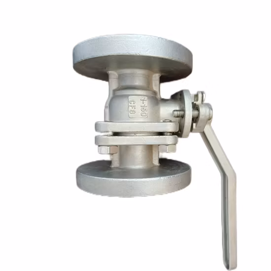 High Performance Hard Seal Pneumatic Air Actuated Control 3PCS Ball Valve for Water Oil Gas