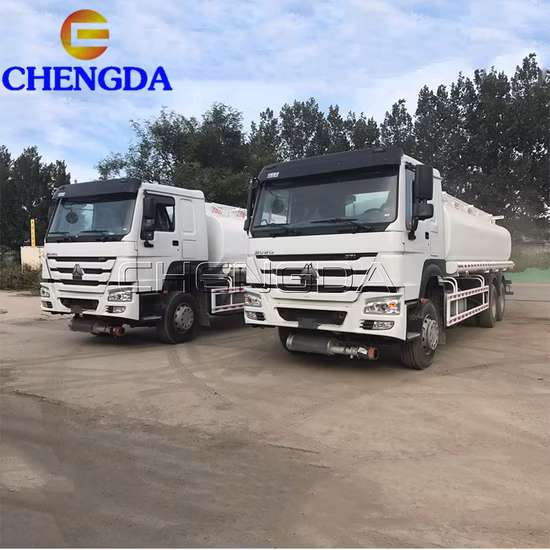 10000 Liter 40000 Liter Sinotruk-Filter-Kraftstofftankwagen-Kapazität