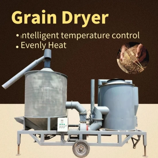 Kleine Heißluft-Paddy-Trocknungsmaschine für verbrauchtes Getreide / Weizen-Mais-Paddy-Trockner / Reis-Trockner auf den Philippinen