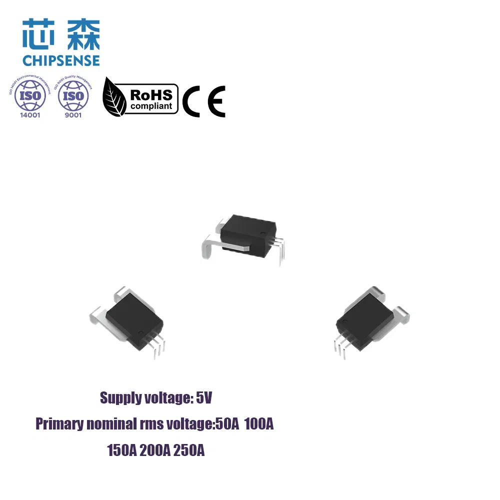 Hall-Stromsensor der CS500ek1-Serie mit Molex-Stecker oder 3,81-grünem Stecker