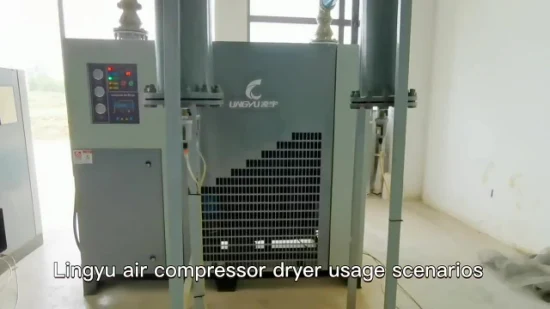 80c Luftkompressor-Kältetrockner mit hoher Einlasstemperatur Hersteller R410A gekühlter Drucklufttrockner